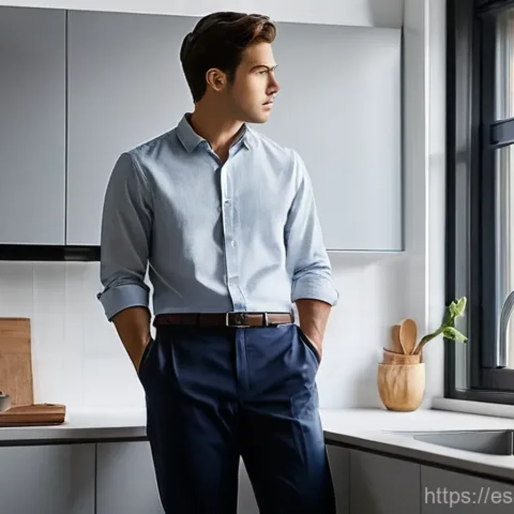 카페인 중독 심리적 원인 - **Prompt:** A young professional, mid-20s to early 30s, dressed in smart casual attire, stands in a ...