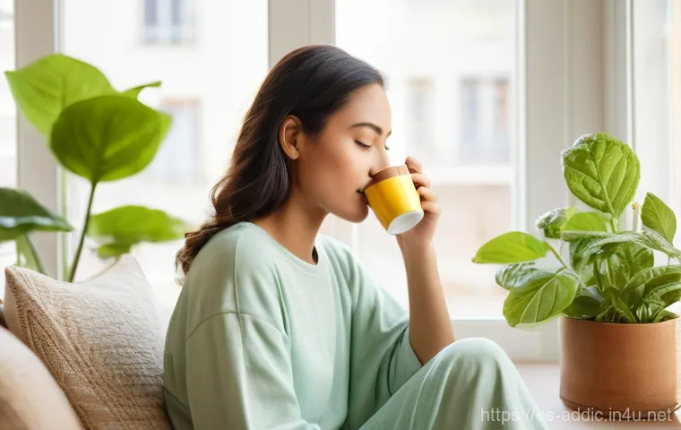 카페인 중독 심리적 원인 - **Prompt:** A dual-panel or split-scene image illustrating the "borrowed" energy of caffeine. On the...